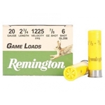 Remington GL206 20 GA 2.75" 7/8OZ. #6 GAME LOAD