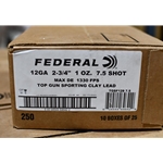 Federal TOP GUN SPORTING 12GA 2.75" 1OZ #7.5 1330FPS BY THE CASE