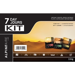 Alpine Aire AlpineAire 7 Day Kit (contains 14 pouches)