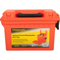 Magnum Poly ammo box with tray and lid storage