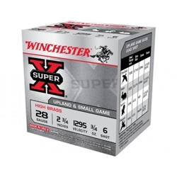 Winchester 28 GAUGE HB/HG 3/4.OZ #6 SUPER-X AMMO