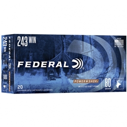 Federal 243 WIN 80GR POWER SHOK SP