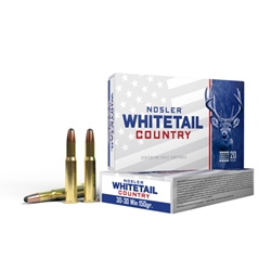 Nosler Whitetail Country 30-30 Win, 150g SB RN