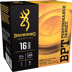 Browning 16GA 2.75" 1OZ #8 BPT TARGET